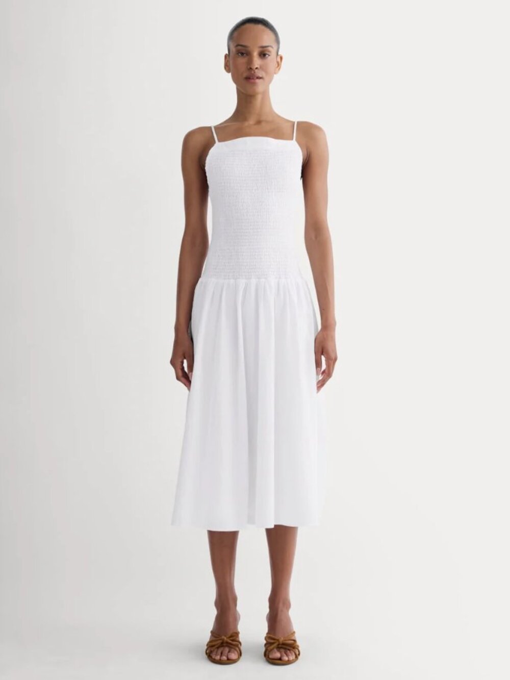 Everlane Gauze Open-Back Dress